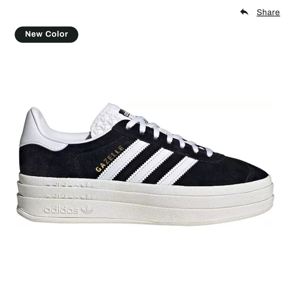 Adidas Black Sneakers with White Accents